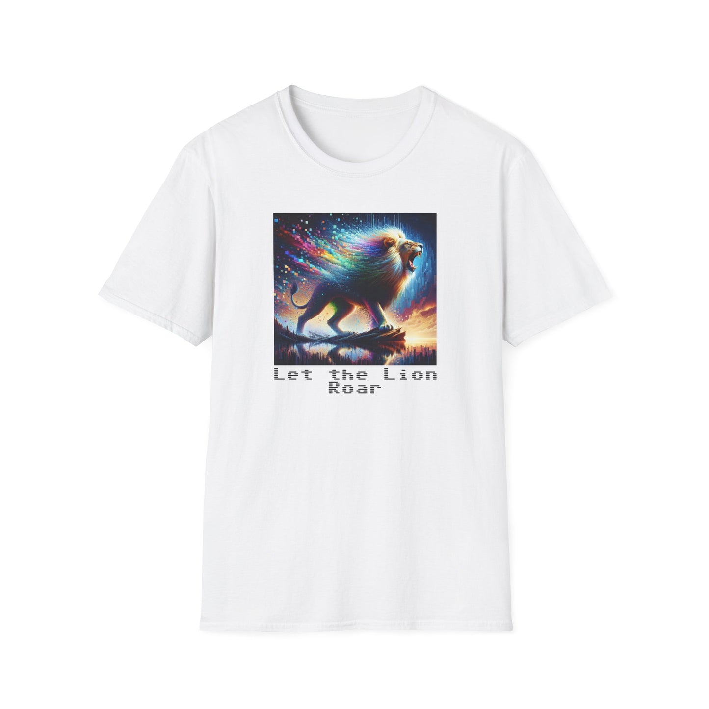 Unisex Softstyle T-Shirt - Lion roar