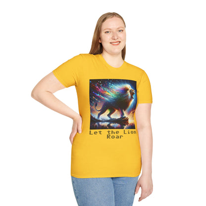 Unisex Softstyle T-Shirt - Lion roar