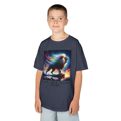 Kids Heavy Cotton™ Tee - Let the lion roar