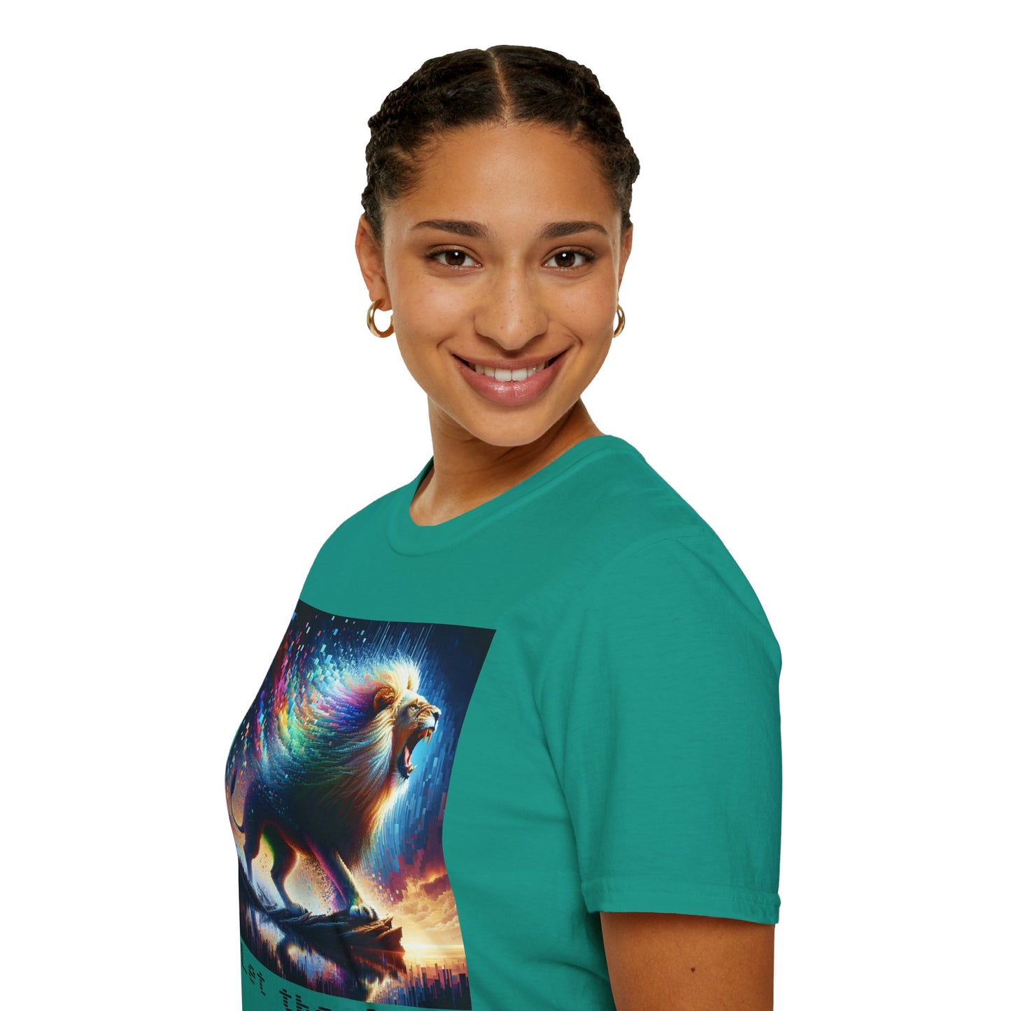 Unisex Softstyle T-Shirt - Lion roar