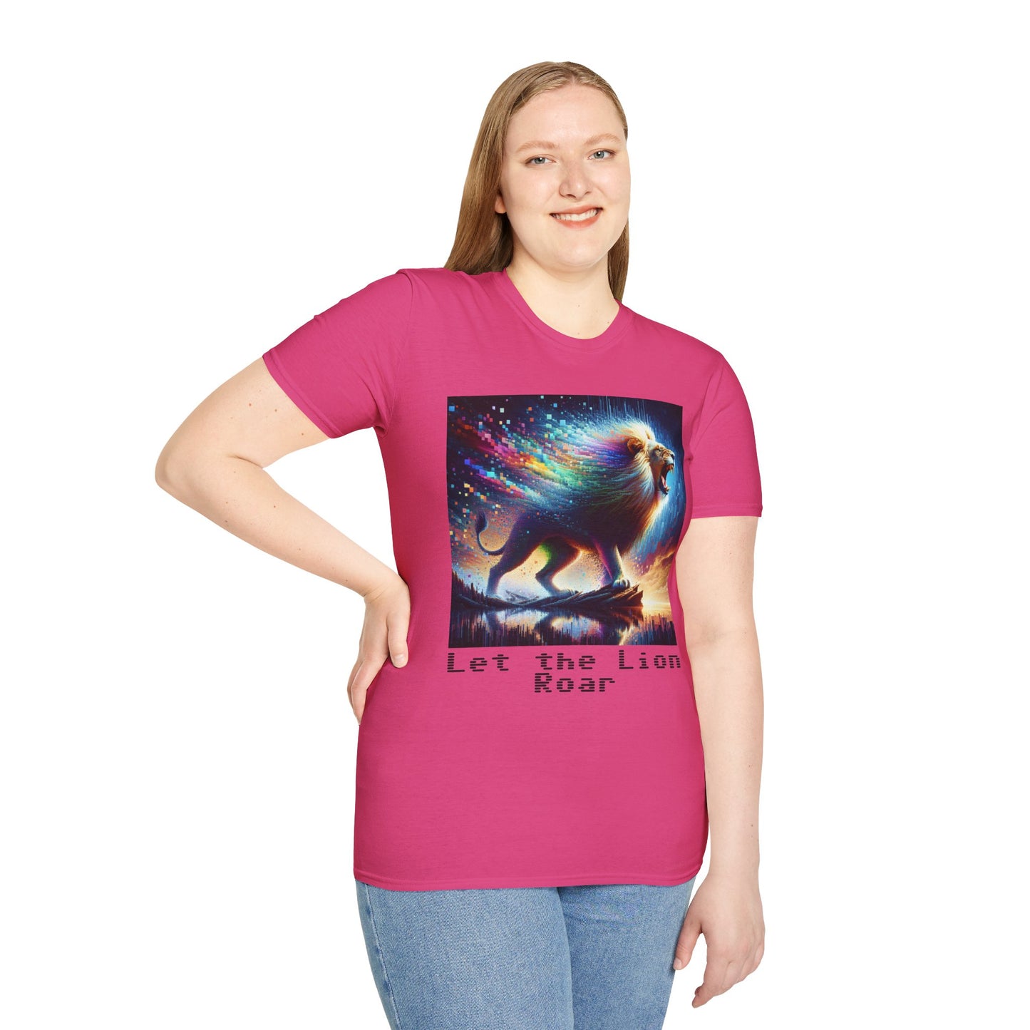 Unisex Softstyle T-Shirt - Lion roar