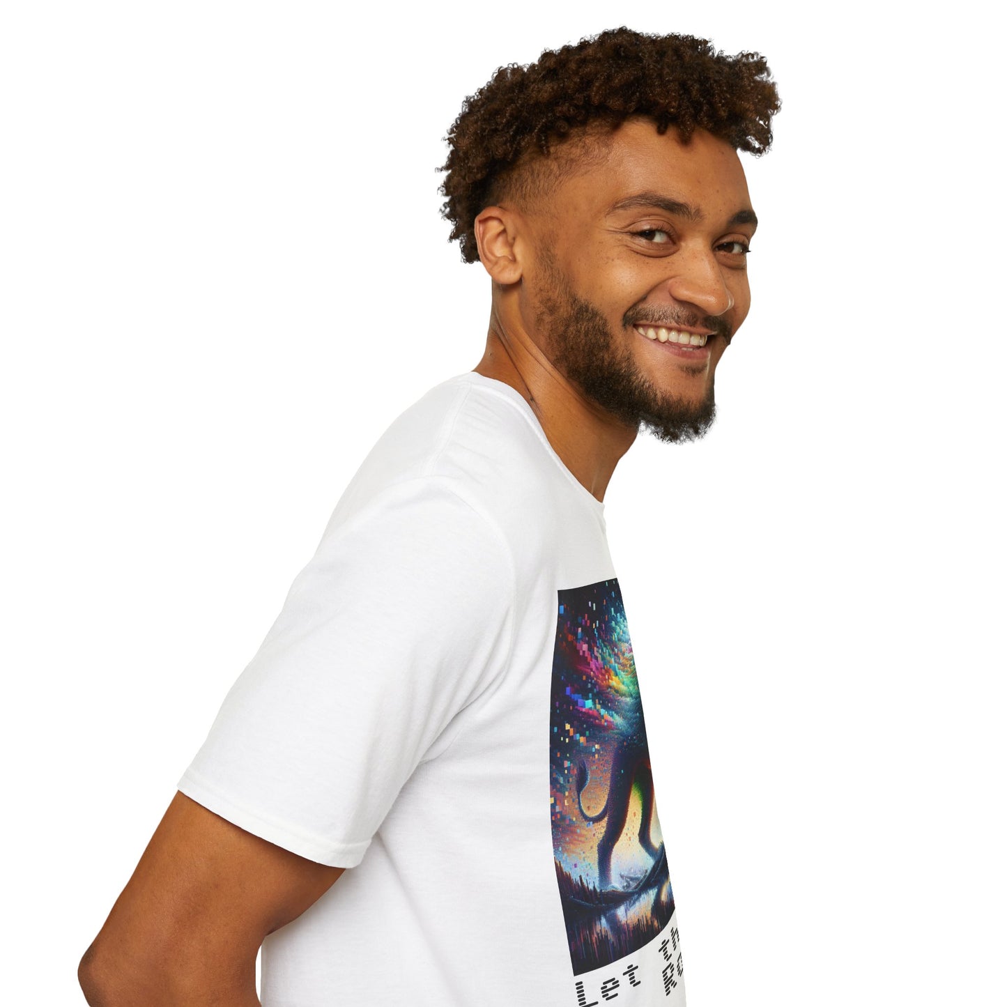 Unisex Softstyle T-Shirt - Lion roar