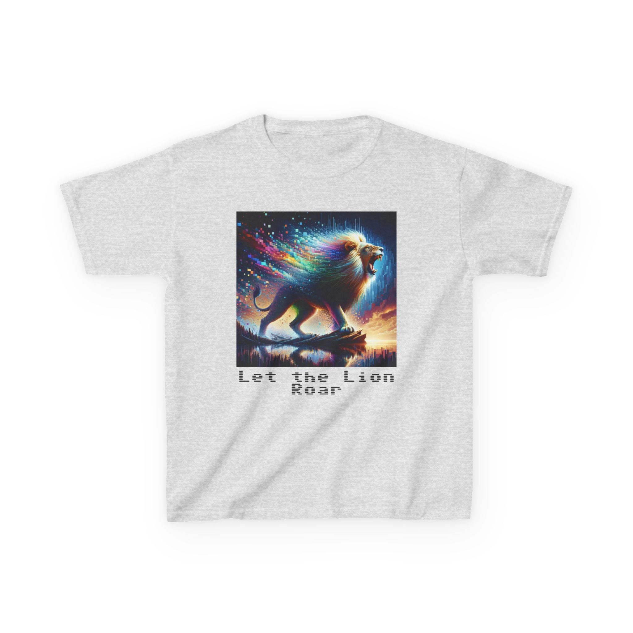 Kids Heavy Cotton™ Tee - Let the lion roar