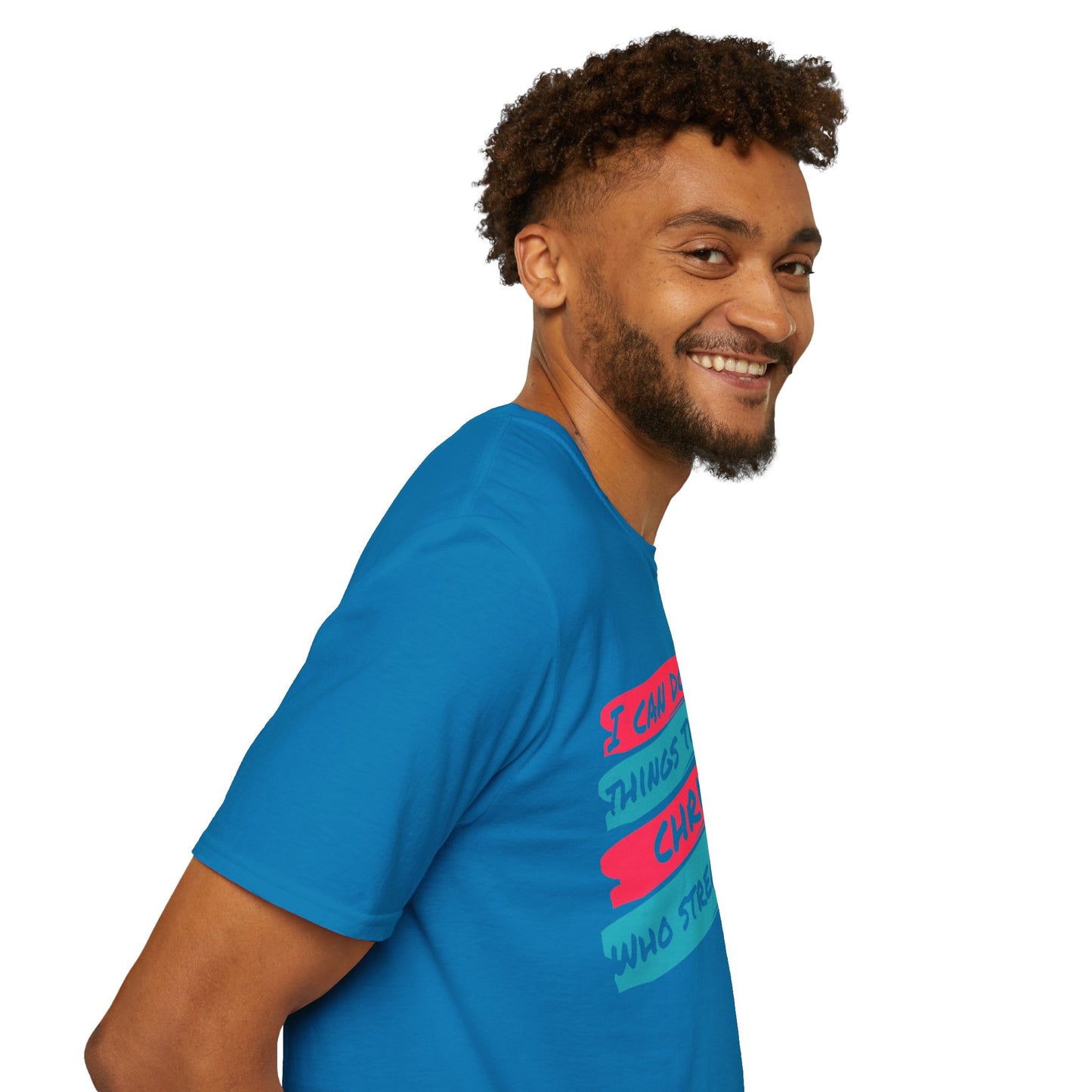 Unisex Softstyle T-Shirt - All things through Christ