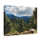 1 John 4:8 - Framed Canvas Wall Art