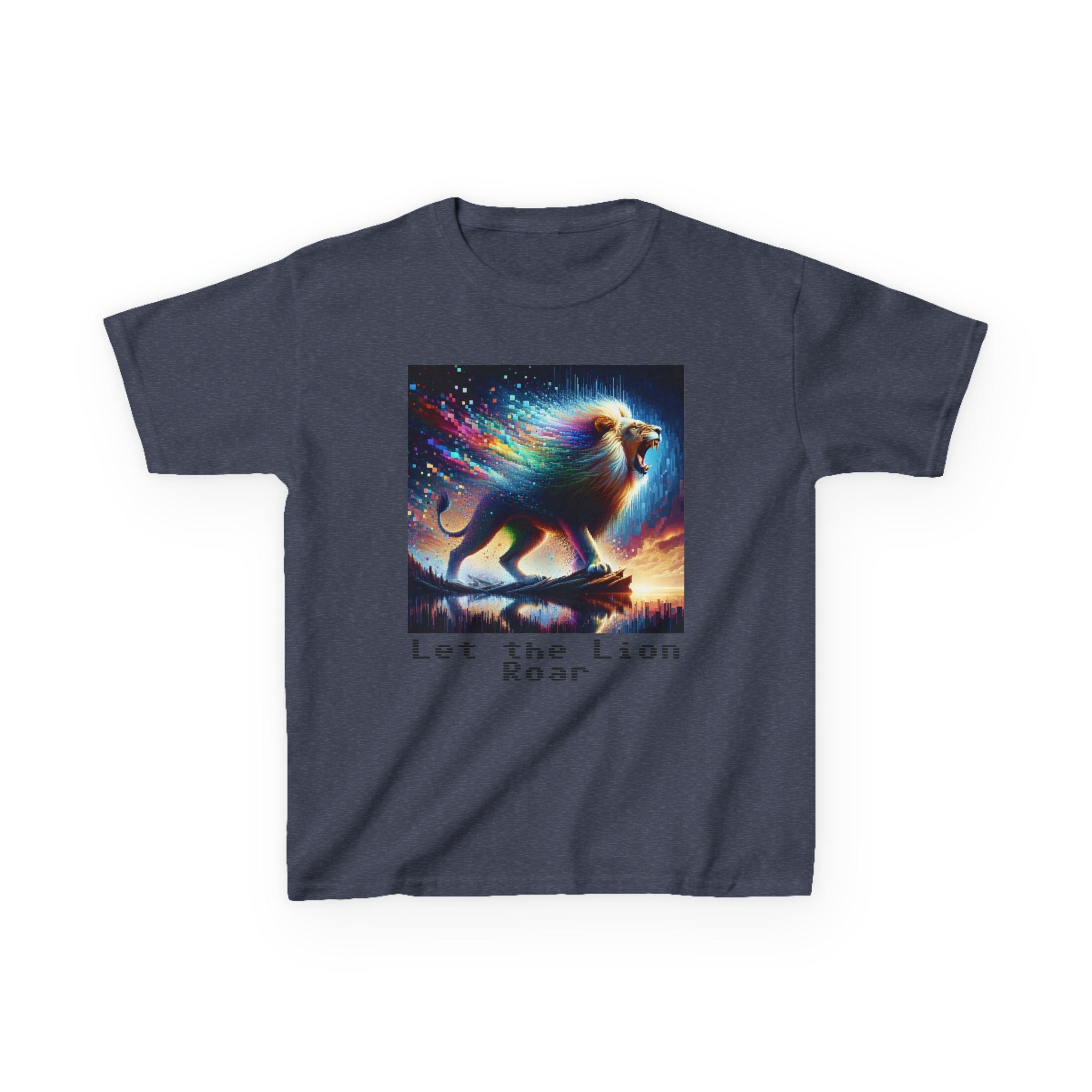 Kids Heavy Cotton™ Tee - Let the lion roar