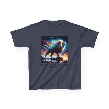 Kids Heavy Cotton™ Tee - Let the lion roar