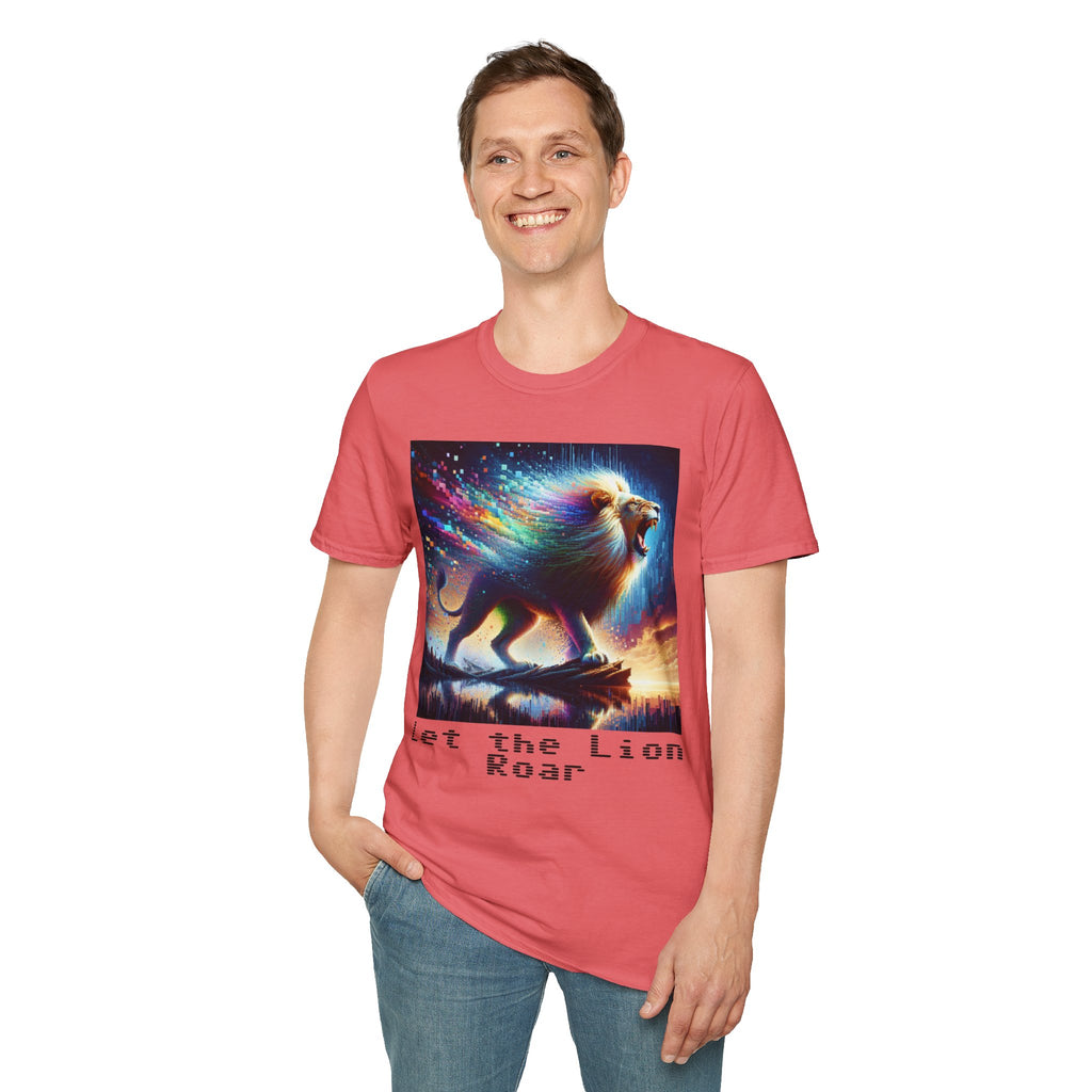Unisex Softstyle T-Shirt - Lion roar