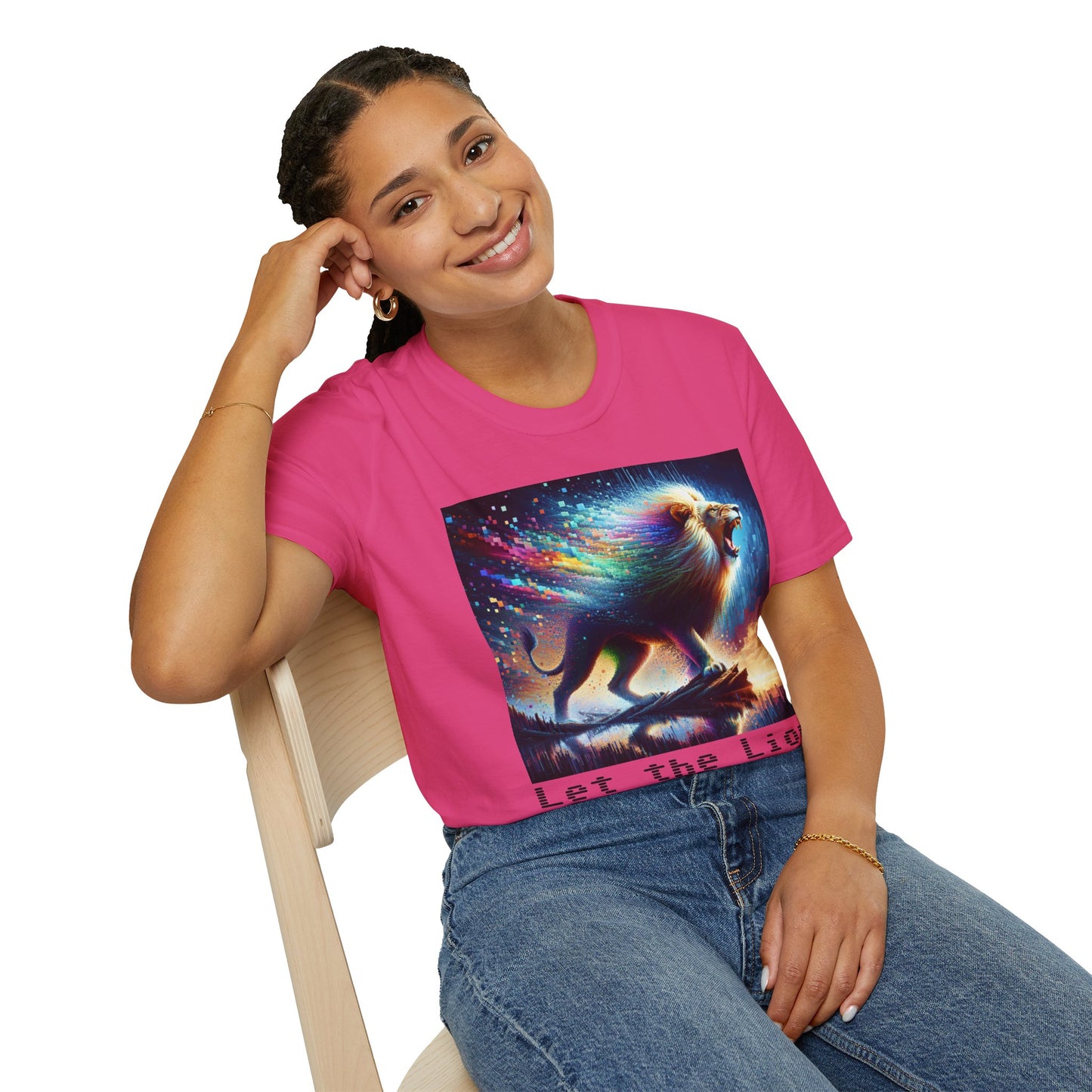 Unisex Softstyle T-Shirt - Lion roar