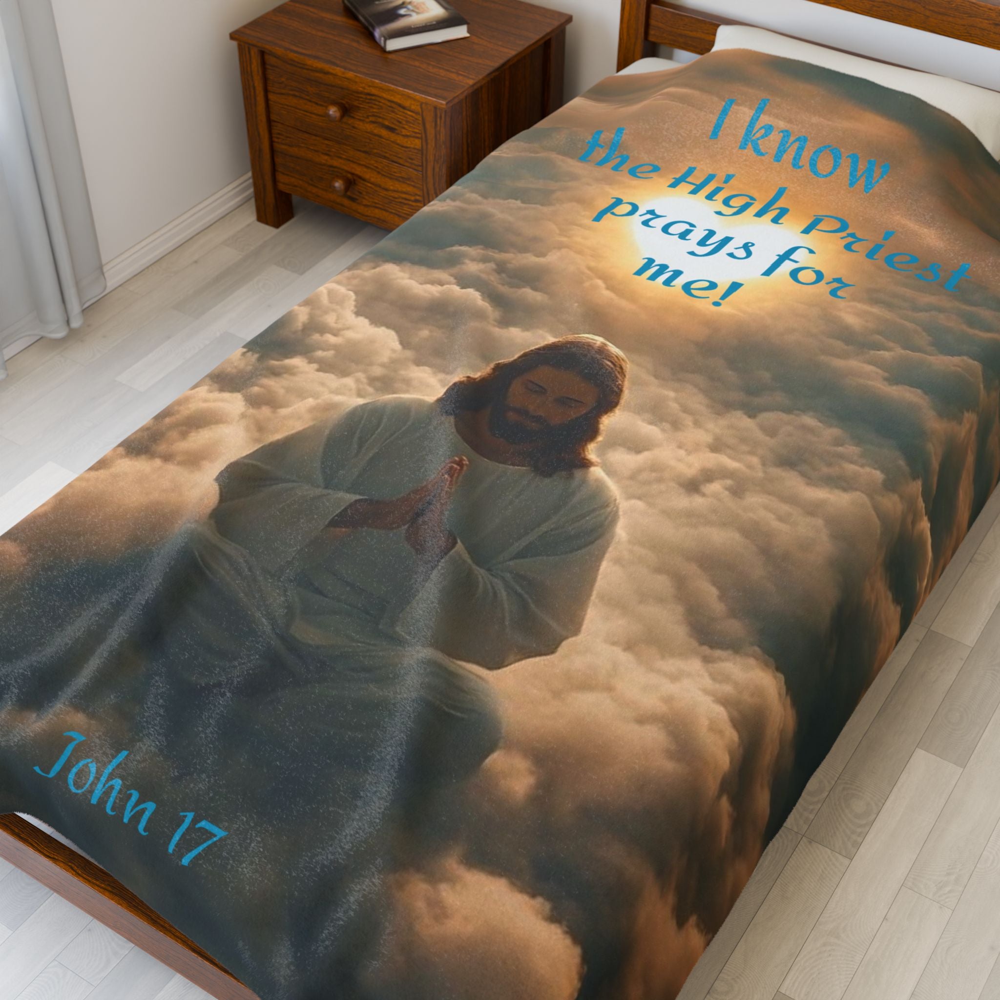 Velveteen Plush Blanket - John 17