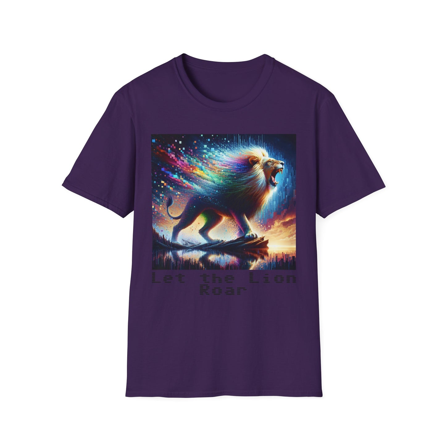 Unisex Softstyle T-Shirt - Lion roar
