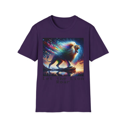 Unisex Softstyle T-Shirt - Lion roar