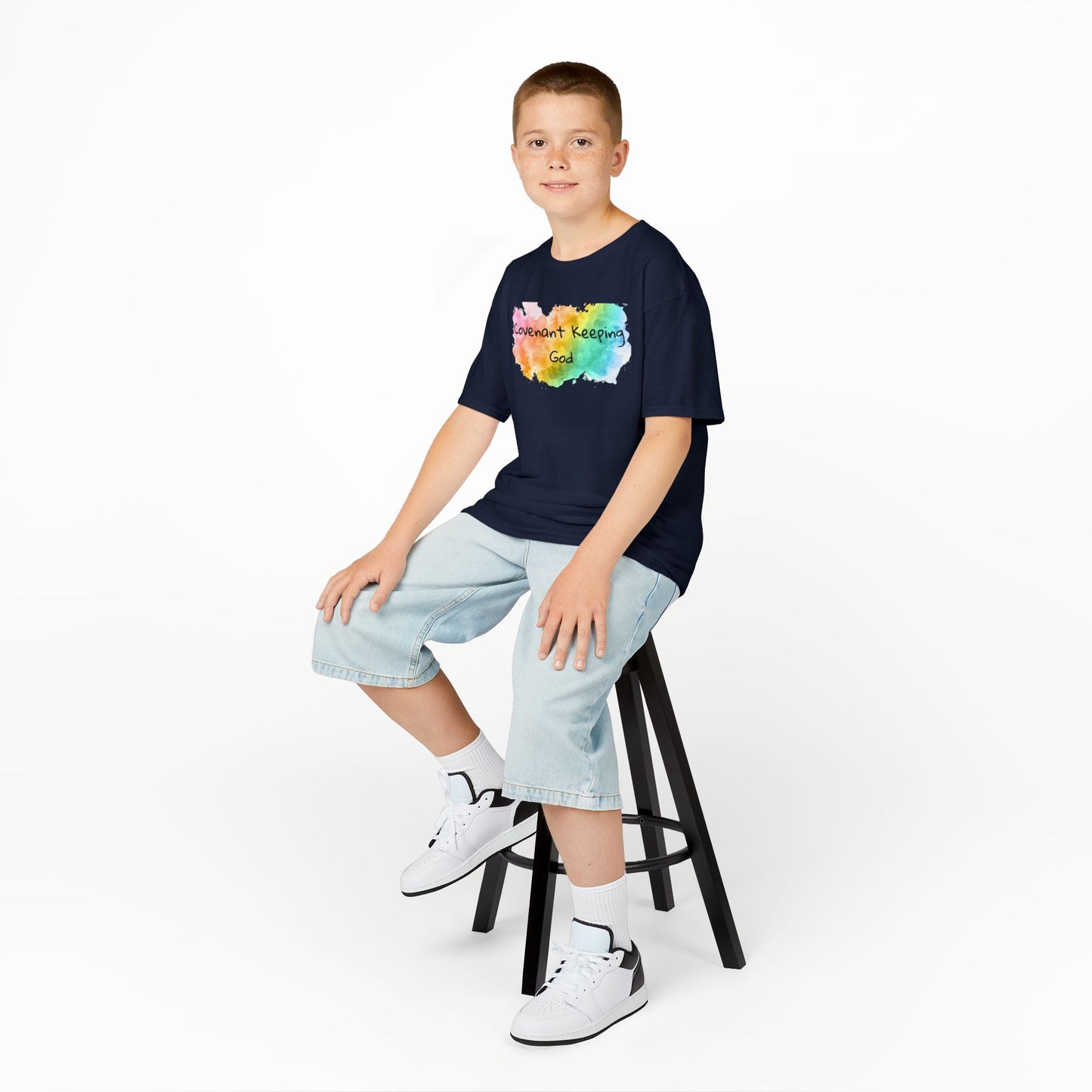 Kids Heavy Cotton™ Tee - Covenant keeping God