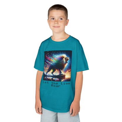 Kids Heavy Cotton™ Tee - Let the lion roar