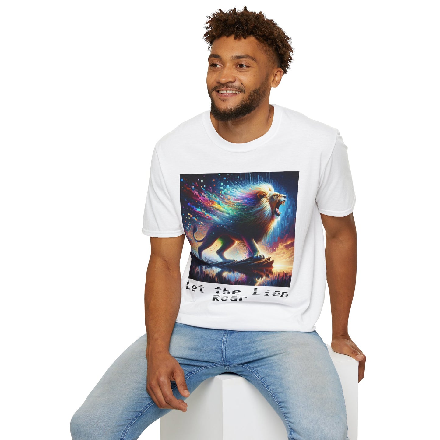 Unisex Softstyle T-Shirt - Lion roar