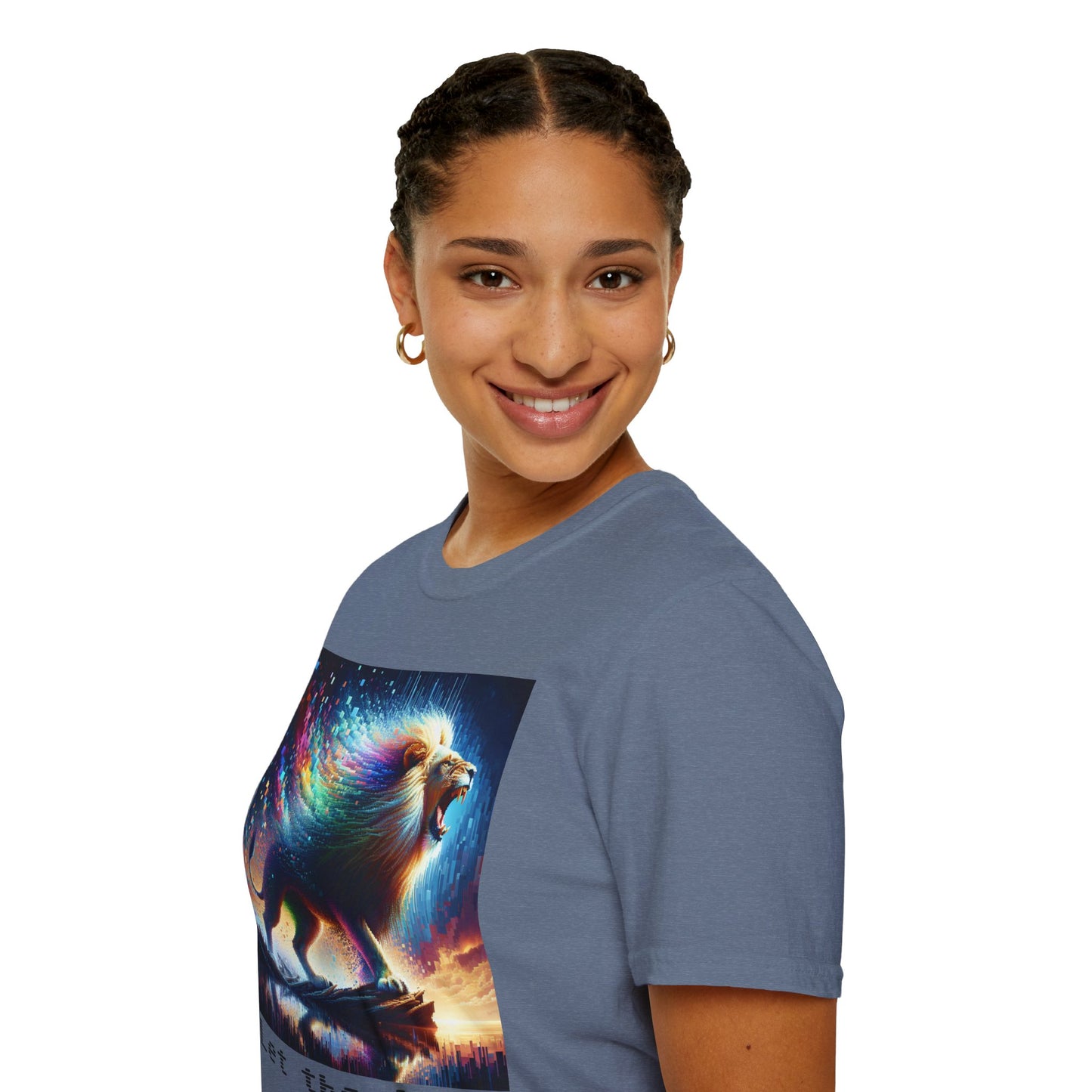 Unisex Softstyle T-Shirt - Lion roar