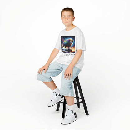 Kids Heavy Cotton™ Tee - Let the lion roar