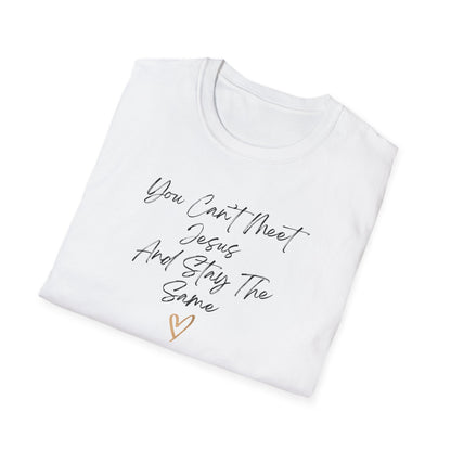 Unisex Softstyle T-Shirt - Meet Jesus