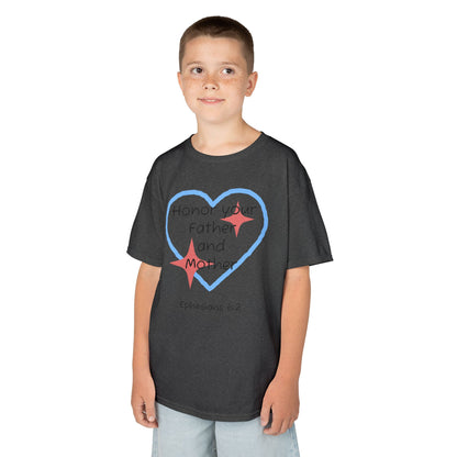 Kids Heavy Cotton™ Tee - Ephesians 6:2