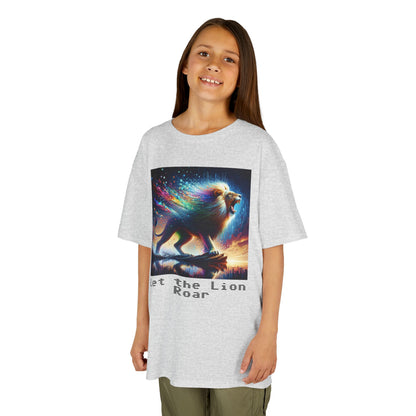 Kids Heavy Cotton™ Tee - Let the lion roar