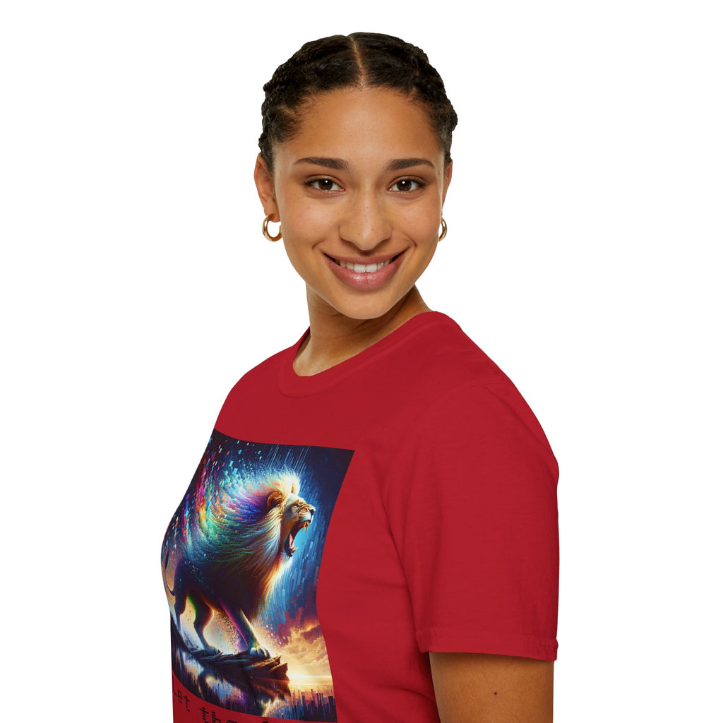 Unisex Softstyle T-Shirt - Lion roar