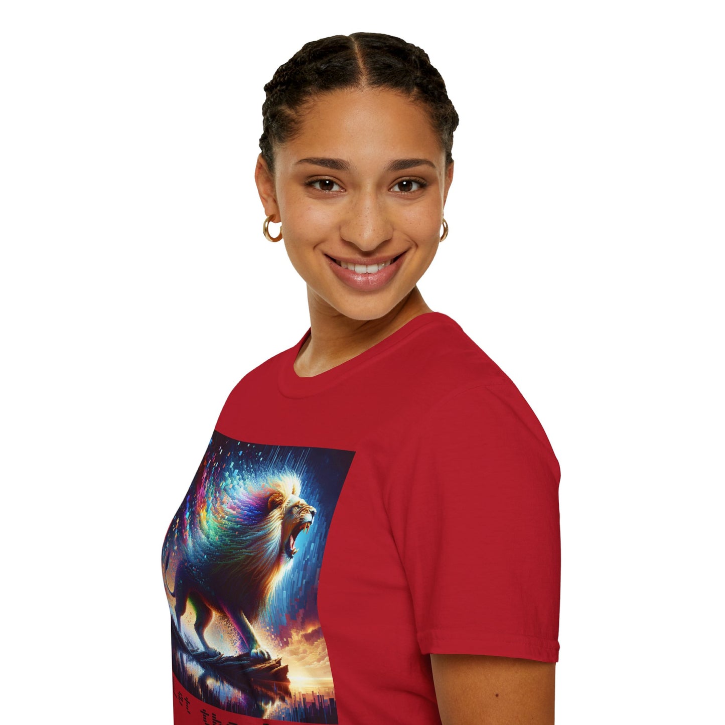 Unisex Softstyle T-Shirt - Lion roar