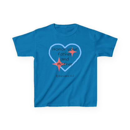 Kids Heavy Cotton™ Tee - Ephesians 6:2