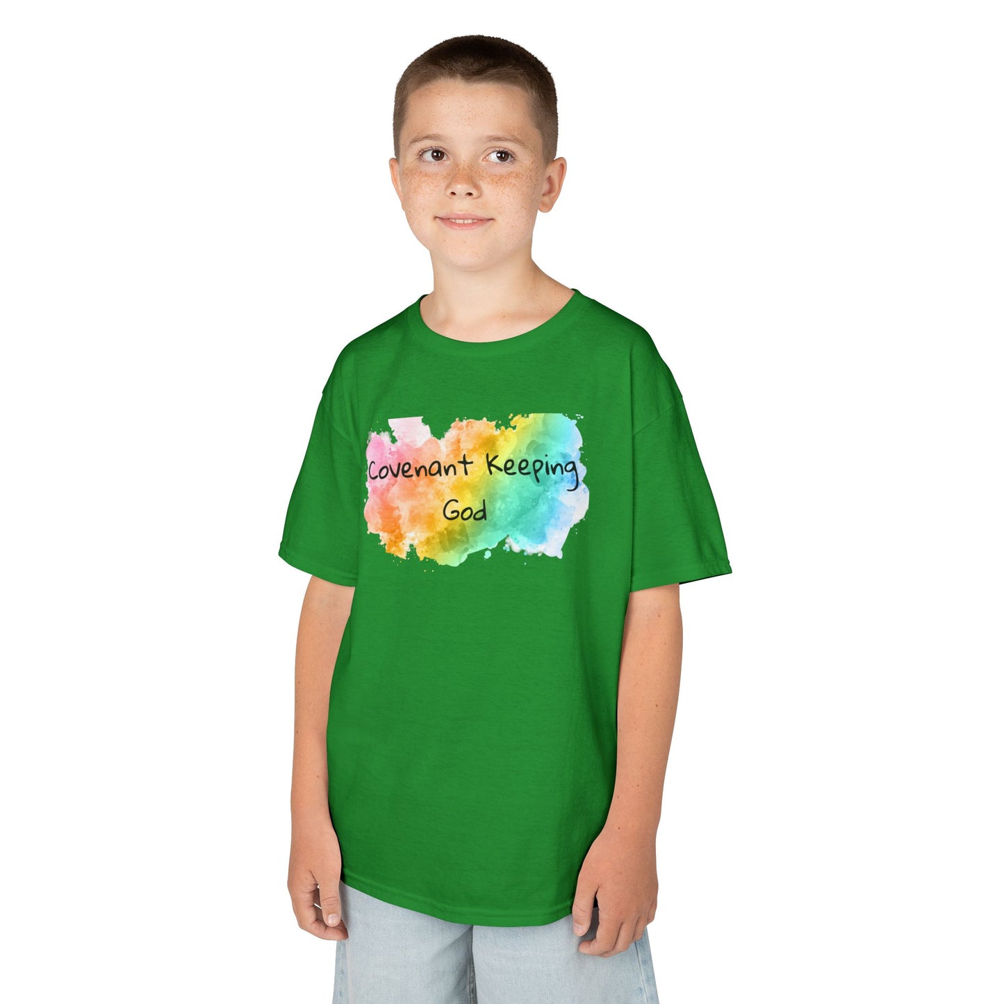 Kids Heavy Cotton™ Tee - Covenant keeping God