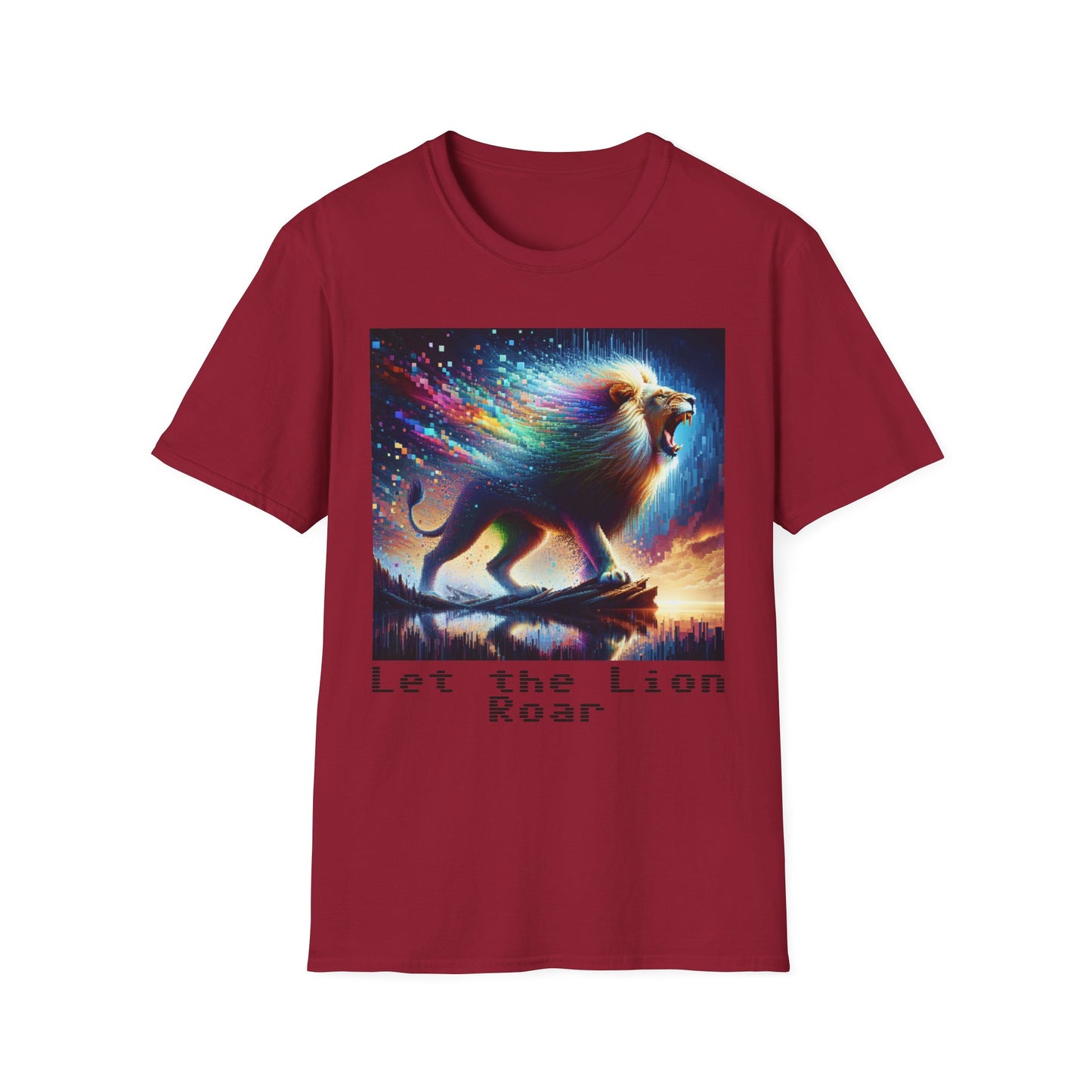 Unisex Softstyle T-Shirt - Lion roar