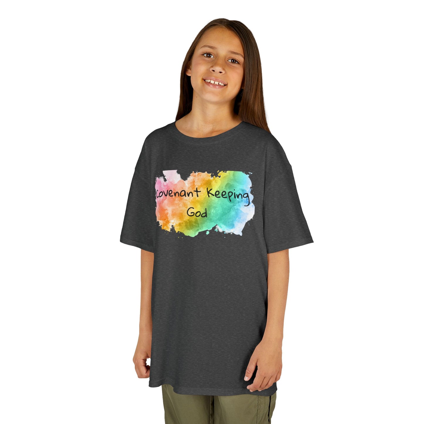 Kids Heavy Cotton™ Tee - Covenant keeping God