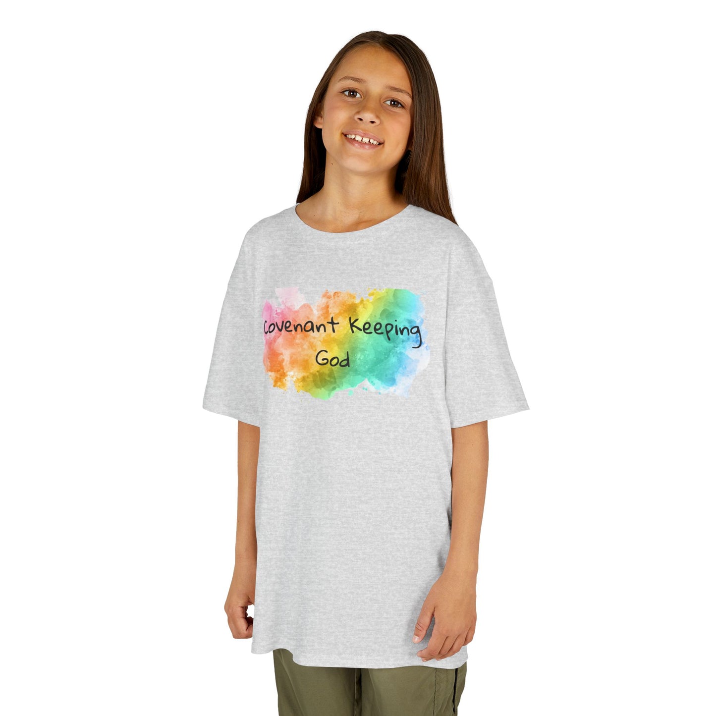 Kids Heavy Cotton™ Tee - Covenant keeping God