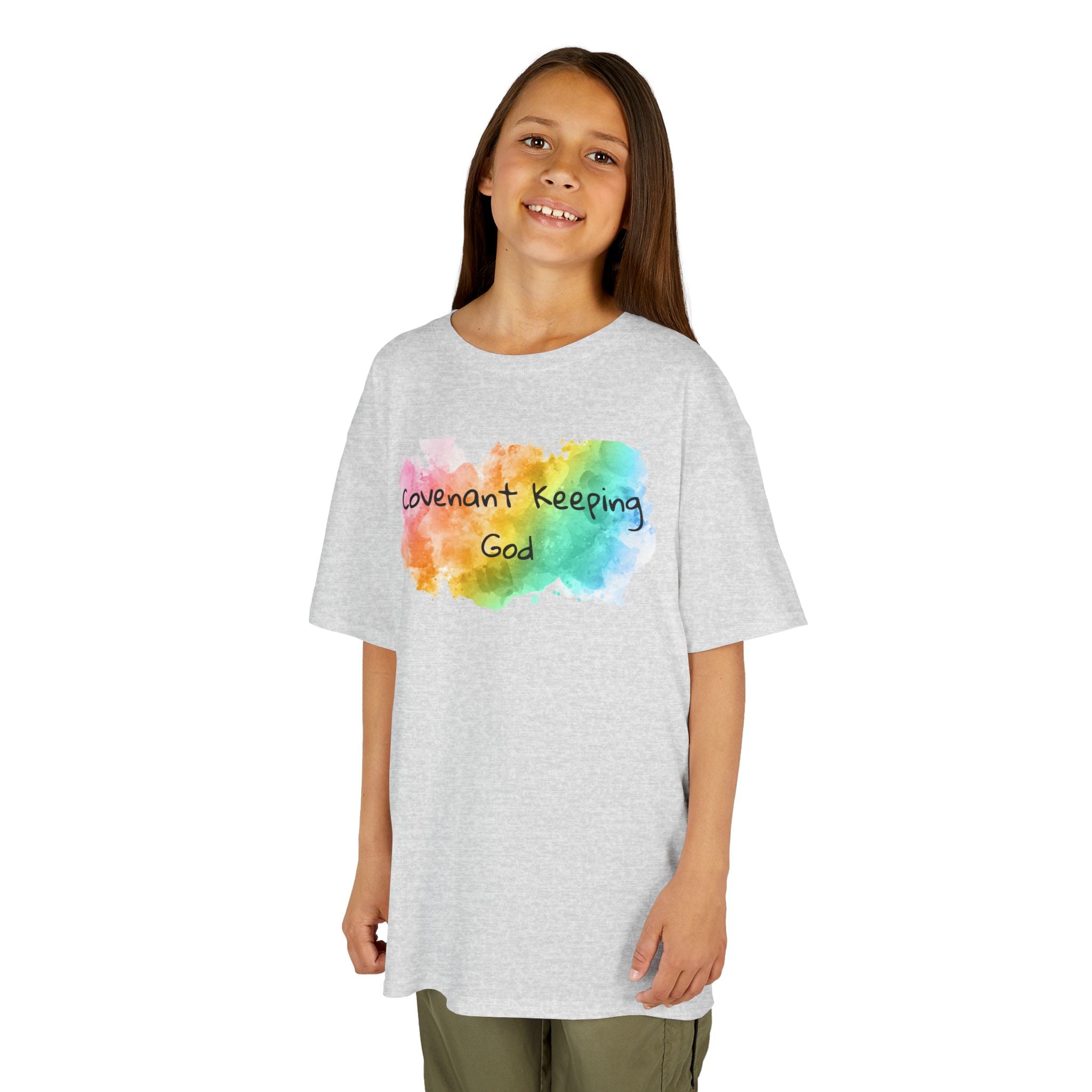 Kids Heavy Cotton™ Tee - Covenant keeping God