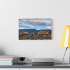 Job 28:28 - Framed Canvas Wall Art