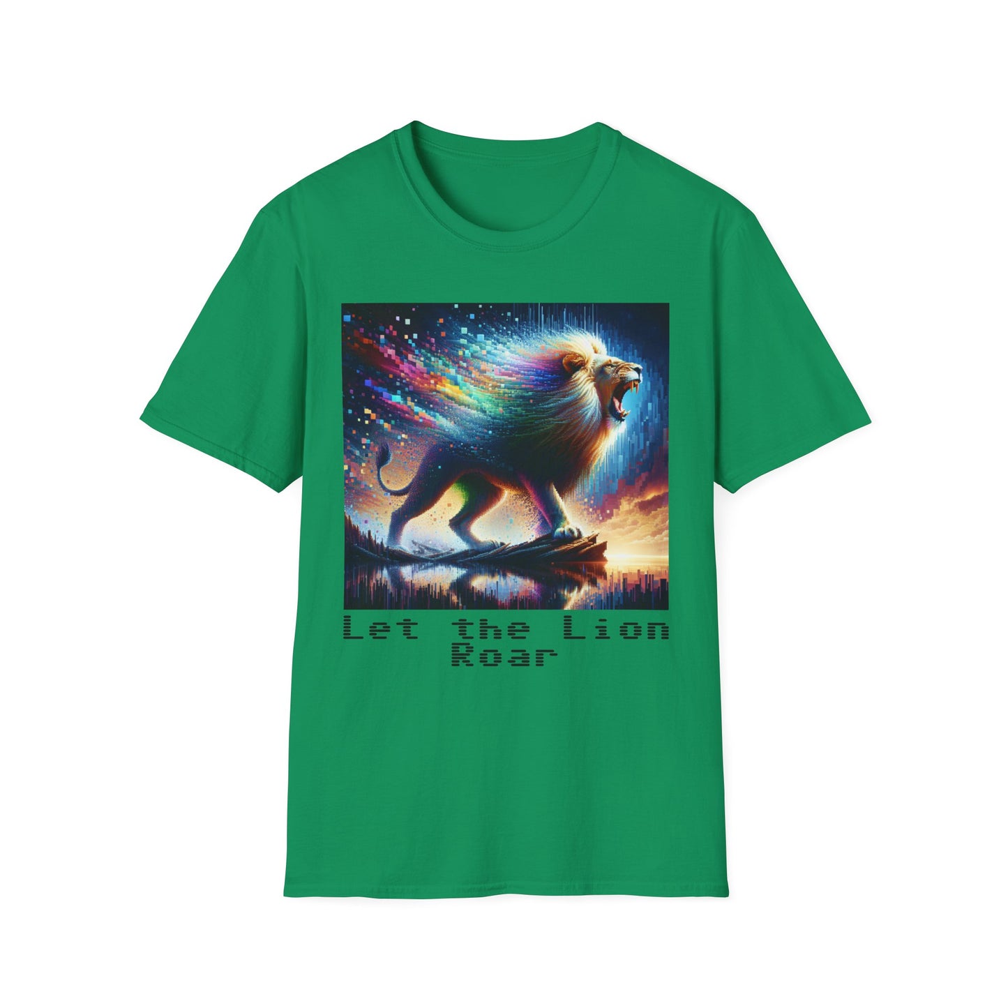 Unisex Softstyle T-Shirt - Lion roar