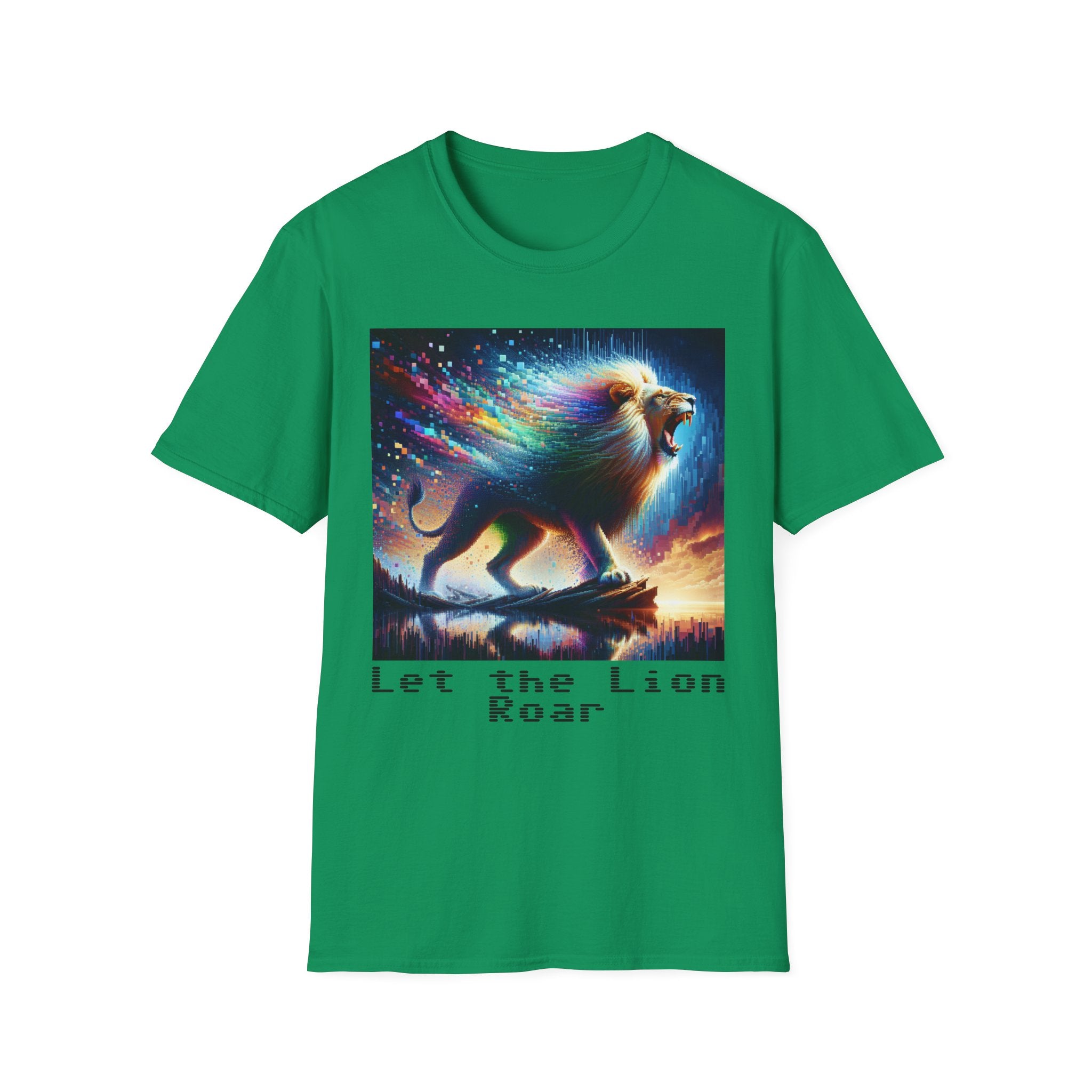 Unisex Softstyle T-Shirt - Lion roar