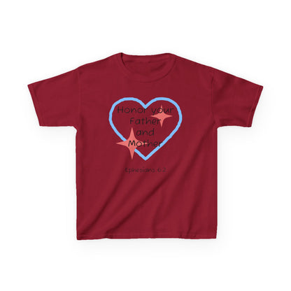 Kids Heavy Cotton™ Tee - Ephesians 6:2